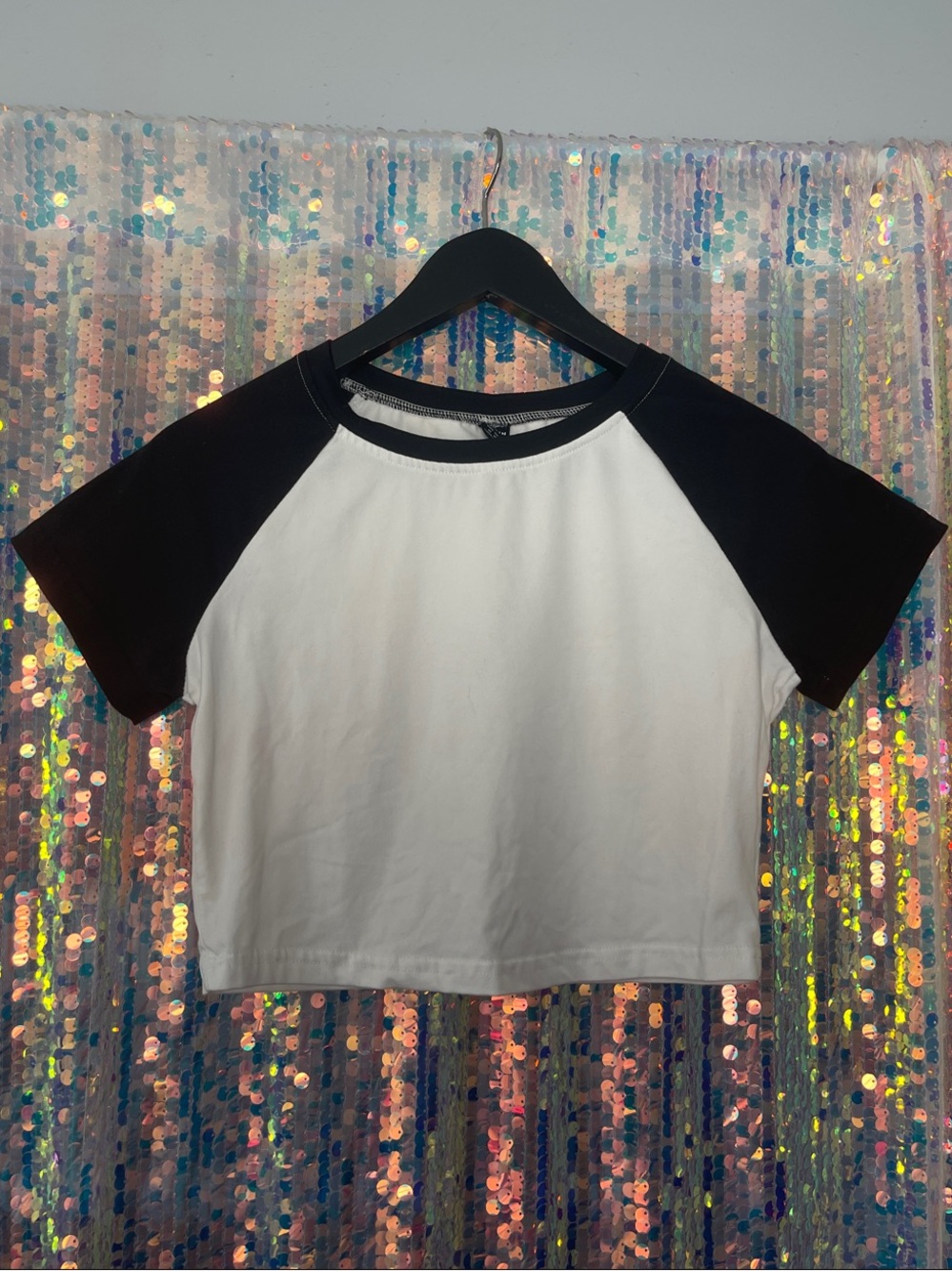 Perfect 90s Babydoll tee Cropped Raglan Baseball